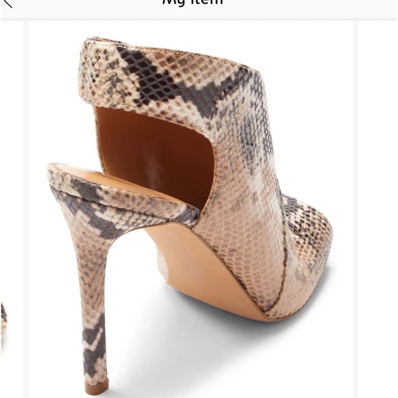 Jessica Simpson Baja Snake Embossed Jelinsia Wrap Open-Toe Bootie NWT - Picture 3 of 6